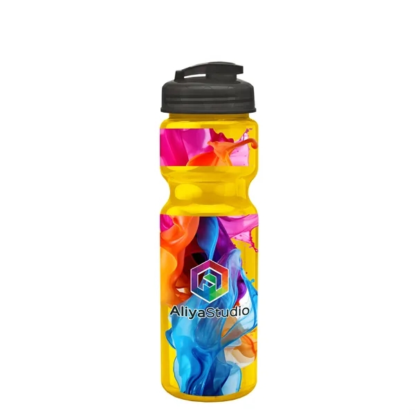 28 oz Transparent Bike Bottle with Flip Top Lid... from ASI 40480 Koozie Group