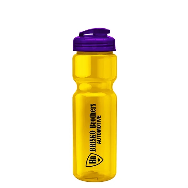 28 oz Transparent Bike Bottle with Flip Top Lid... from ASI 40480 Koozie Group
