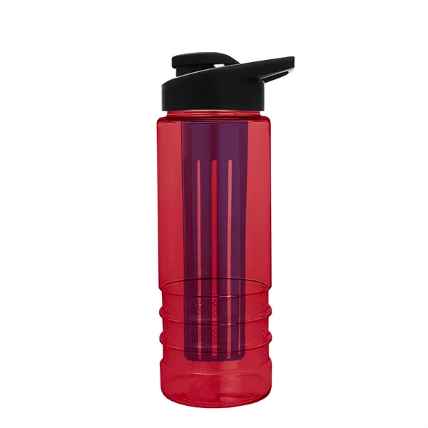 Salute Infuser - 24 oz. Bottle with Drink-Thru Lid... from ASI 40480 Koozie Group