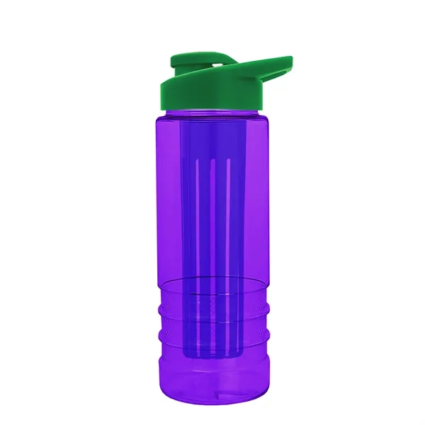 Salute Infuser - 24 oz. Bottle with Drink-Thru Lid... from ASI 40480 Koozie Group
