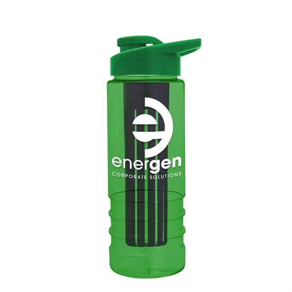 Salute Infuser - 24 oz. Bottle with Drink-Thru Lid... from ASI 40480 Koozie Group