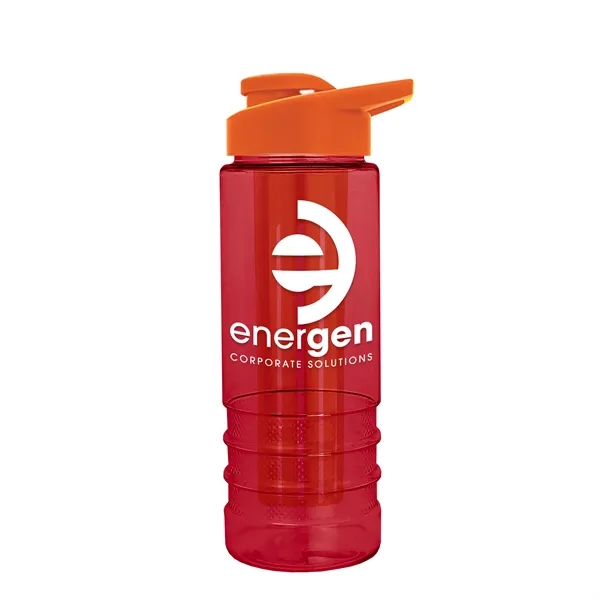 Salute Infuser - 24 oz. Bottle with Drink-Thru Lid... from ASI 40480 Koozie Group