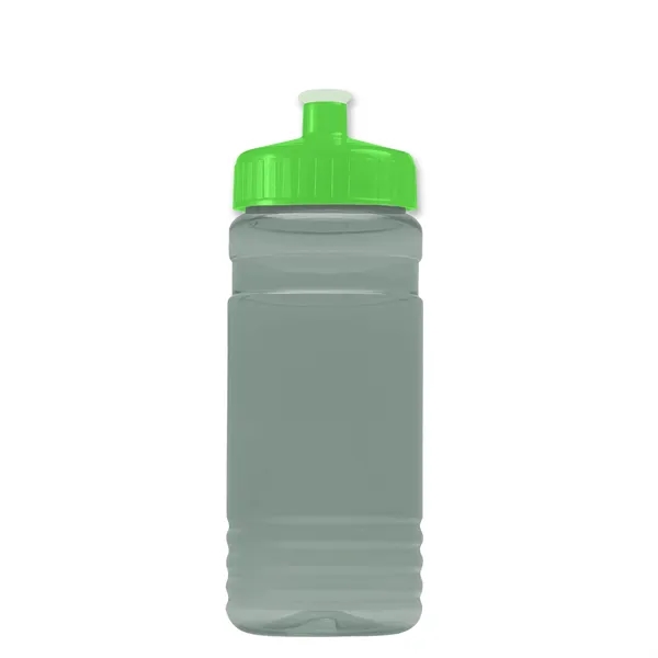 Transparent sports bottle, 20 oz. Straight-wall design with Push-Pull lid. Molded... from ASI 40480 Koozie Group