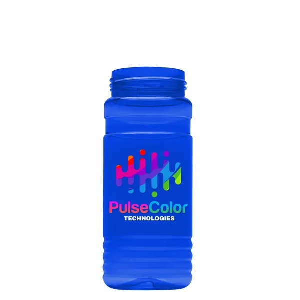 Transparent sports bottle, 20 oz. Straight-wall design with Push-Pull lid. Molded... from ASI 40480 Koozie Group