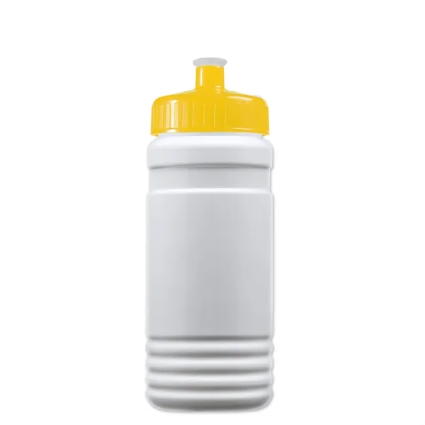 Transparent sports bottle, 20 oz. Straight-wall design with Push-Pull lid. Molded... from ASI 40480 Koozie Group