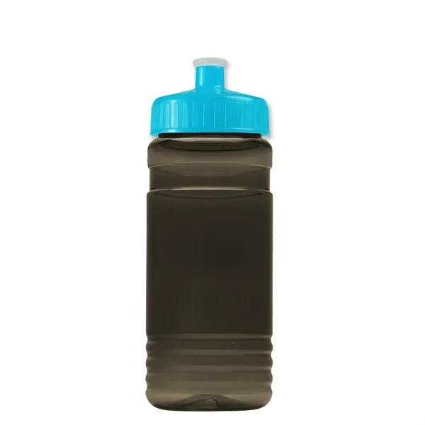 Transparent sports bottle, 20 oz. Straight-wall design with Push-Pull lid. Molded... from ASI 40480 Koozie Group