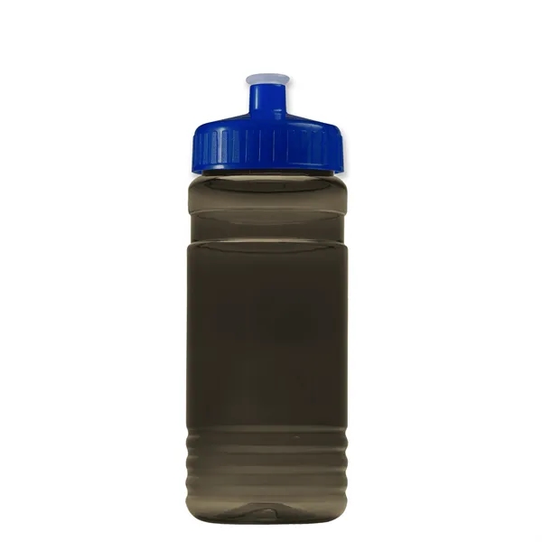 Transparent sports bottle, 20 oz. Straight-wall design with Push-Pull lid. Molded... from ASI 40480 Koozie Group