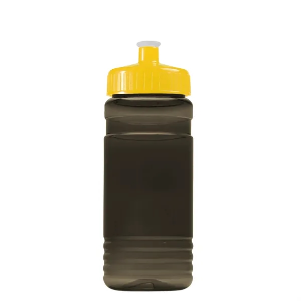 Transparent sports bottle, 20 oz. Straight-wall design with Push-Pull lid. Molded... from ASI 40480 Koozie Group