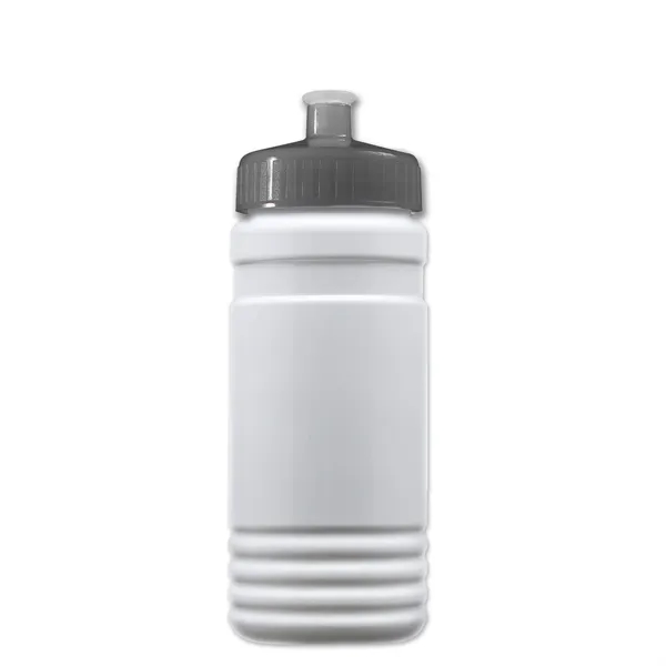 Transparent sports bottle, 20 oz. Straight-wall design with Push-Pull lid. Molded... from ASI 40480 Koozie Group