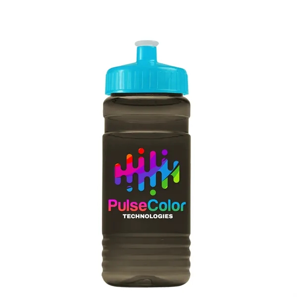 Transparent sports bottle, 20 oz. Straight-wall design with Push-Pull lid. Molded... from ASI 40480 Koozie Group