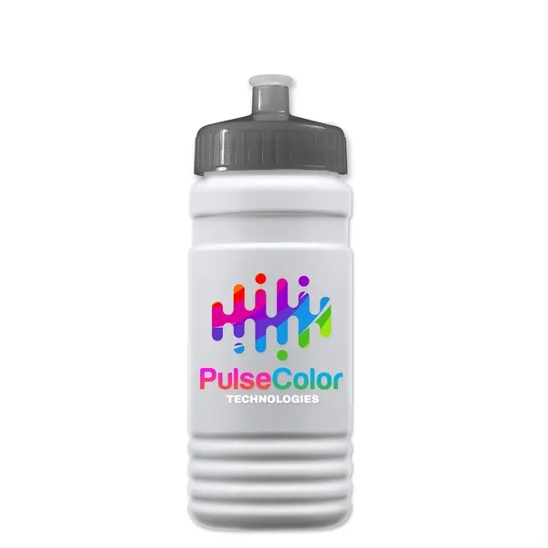 Transparent sports bottle, 20 oz. Straight-wall design with Push-Pull lid. Molded... from ASI 40480 Koozie Group
