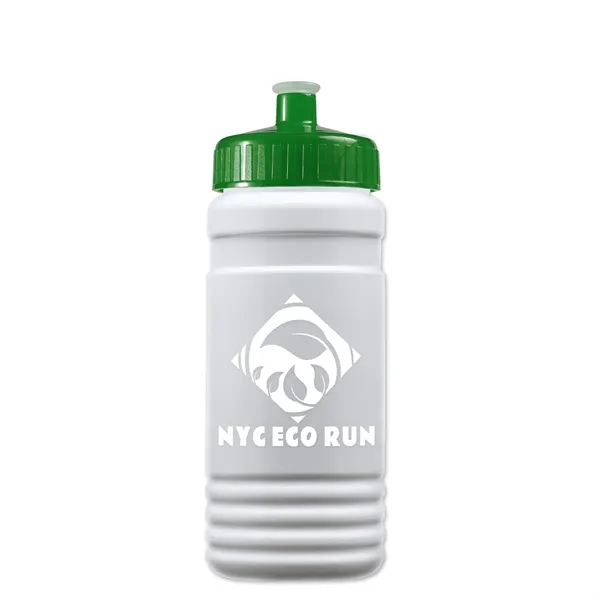 Transparent sports bottle, 20 oz. Straight-wall design with Push-Pull lid. Molded... from ASI 40480 Koozie Group