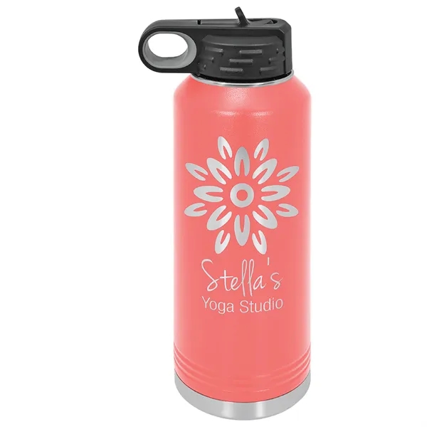 Polar Camel 40oz Stainless Steel Water Bottle. Screw on lid with... from ASI 74601 Calico