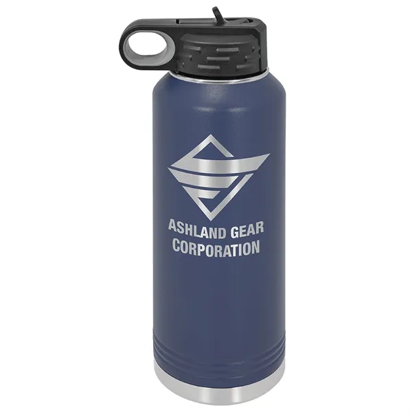 Polar Camel 40oz Stainless Steel Water Bottle. Screw on lid with... from ASI 74601 Calico