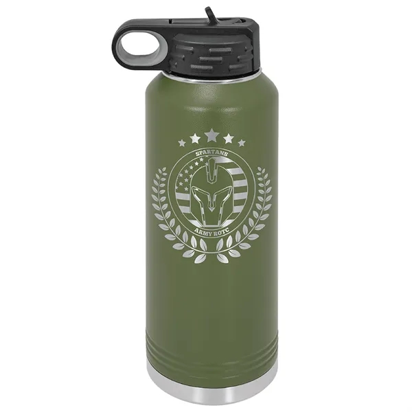 Polar Camel 40oz Stainless Steel Water Bottle. Screw on lid with... from ASI 74601 Calico
