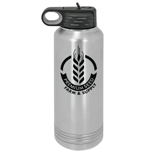 Polar Camel 40oz Stainless Steel Water Bottle. Screw on lid with... from ASI 74601 Calico