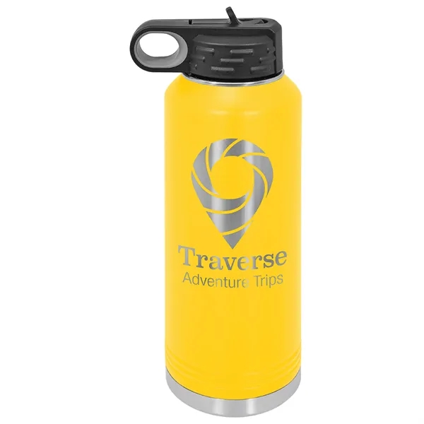 Polar Camel 40oz Stainless Steel Water Bottle. Screw on lid with... from ASI 74601 Calico