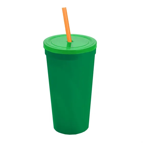 24 Oz. Stadium Cup With Straw And Lid... from ASI 40480 Koozie Group