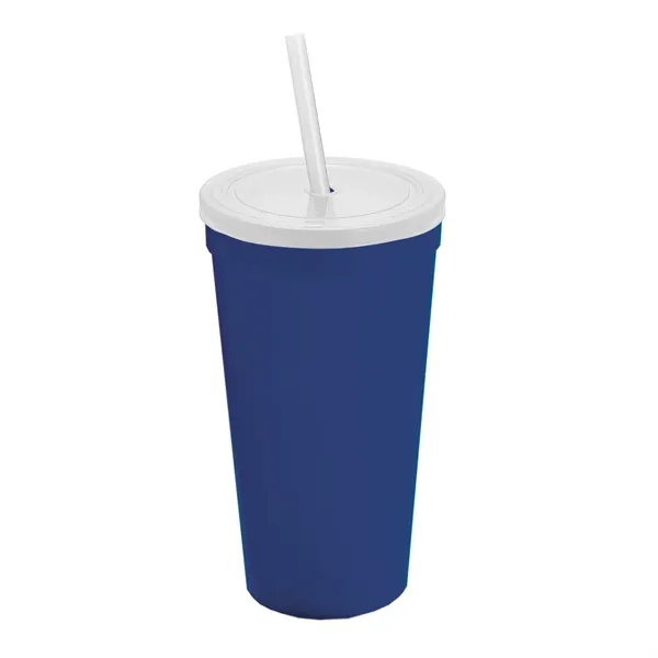 24 Oz. Stadium Cup With Straw And Lid... from ASI 40480 Koozie Group
