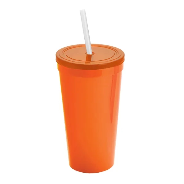 24 Oz. Stadium Cup With Straw And Lid... from ASI 40480 Koozie Group