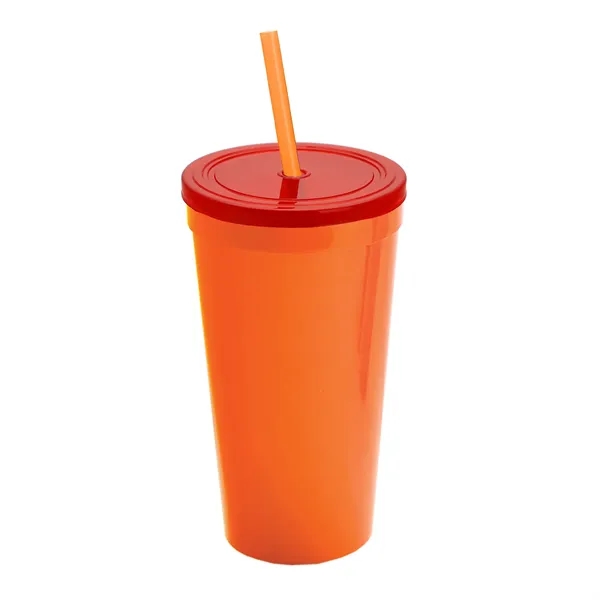 24 Oz. Stadium Cup With Straw And Lid... from ASI 40480 Koozie Group