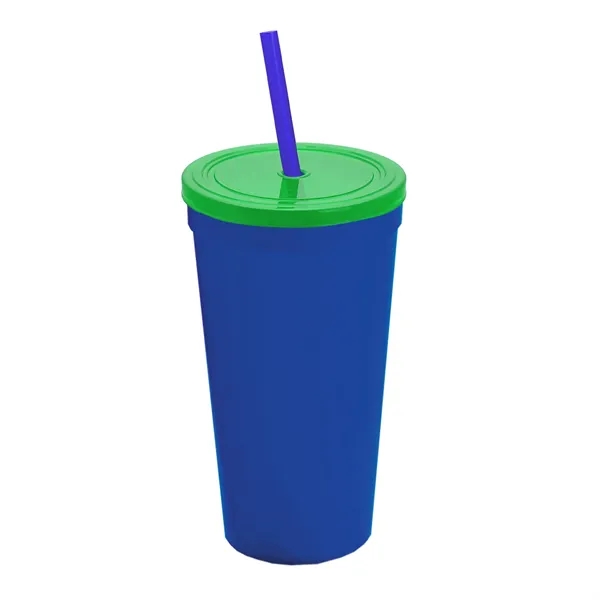 24 Oz. Stadium Cup With Straw And Lid... from ASI 40480 Koozie Group