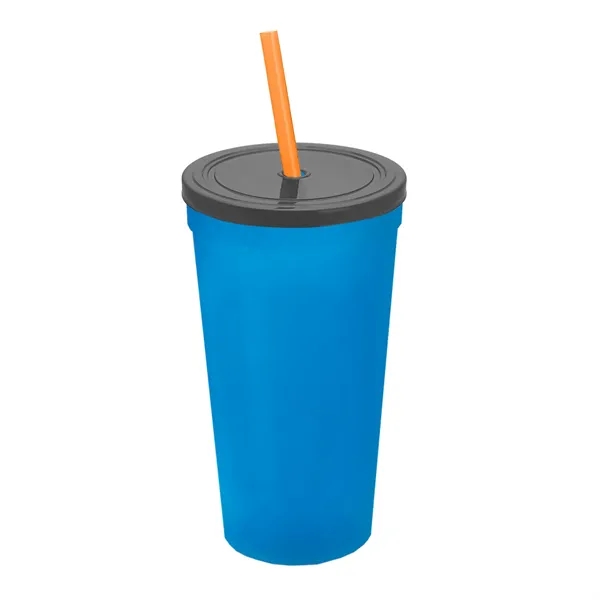 24 Oz. Stadium Cup With Straw And Lid... from ASI 40480 Koozie Group