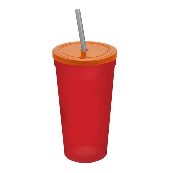 24 Oz. Stadium Cup With Straw And Lid... from ASI 40480 Koozie Group
