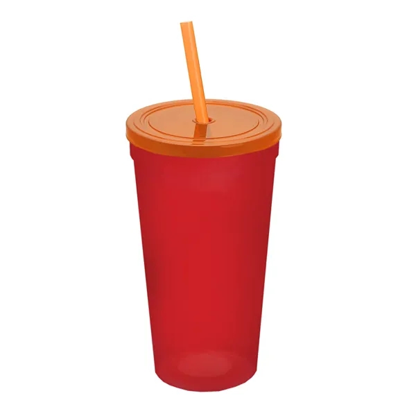 24 Oz. Stadium Cup With Straw And Lid... from ASI 40480 Koozie Group