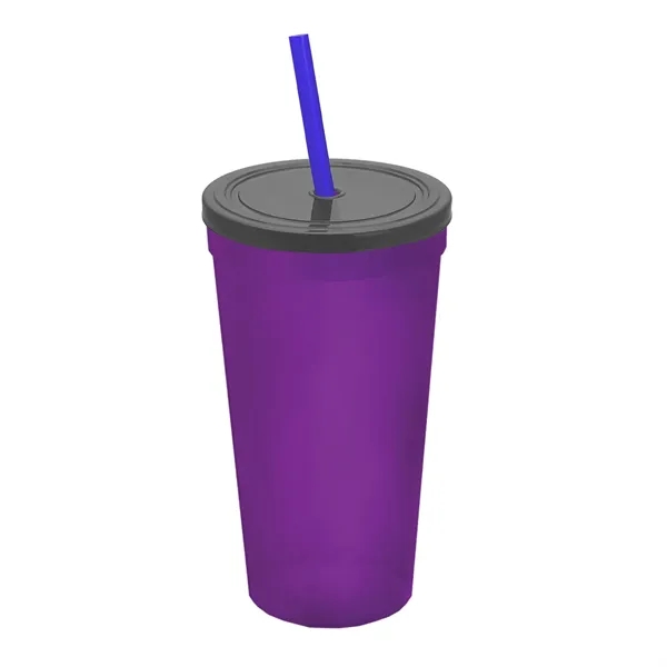24 Oz. Stadium Cup With Straw And Lid... from ASI 40480 Koozie Group