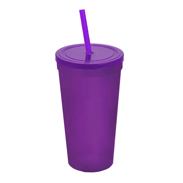 24 Oz. Stadium Cup With Straw And Lid... from ASI 40480 Koozie Group