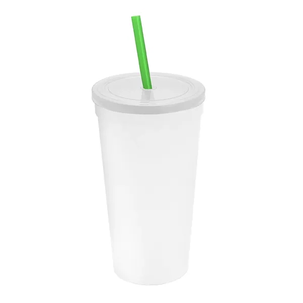 24 Oz. Stadium Cup With Straw And Lid... from ASI 40480 Koozie Group