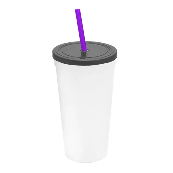 24 Oz. Stadium Cup With Straw And Lid... from ASI 40480 Koozie Group