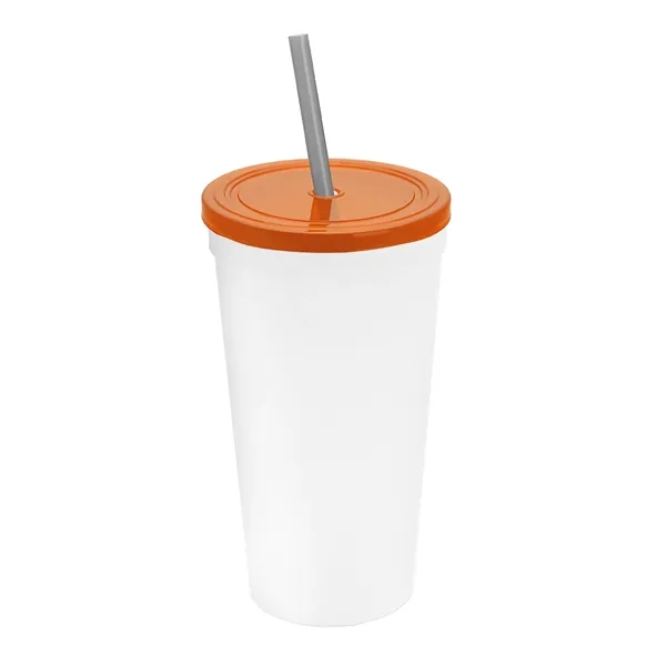 24 Oz. Stadium Cup With Straw And Lid... from ASI 40480 Koozie Group