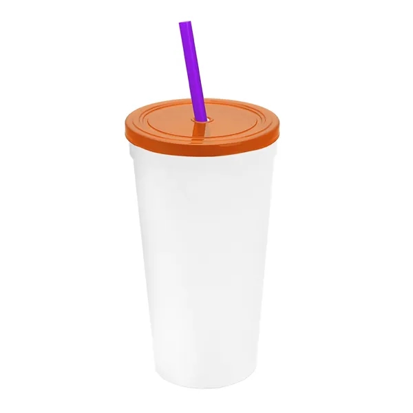 24 Oz. Stadium Cup With Straw And Lid... from ASI 40480 Koozie Group