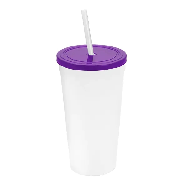 24 Oz. Stadium Cup With Straw And Lid... from ASI 40480 Koozie Group