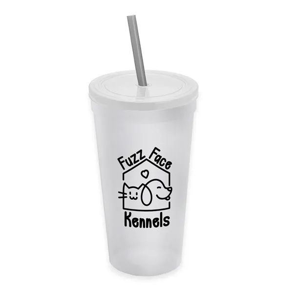 24 Oz. Stadium Cup With Straw And Lid... from ASI 40480 Koozie Group