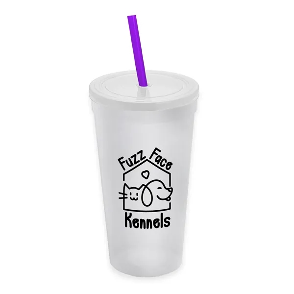 24 Oz. Stadium Cup With Straw And Lid... from ASI 40480 Koozie Group