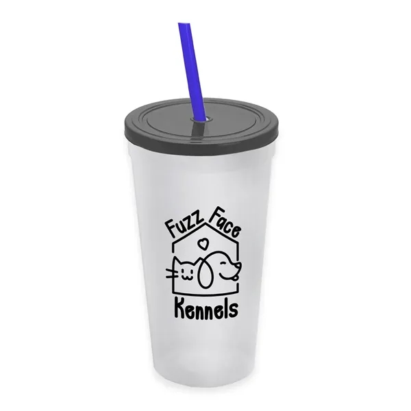 24 Oz. Stadium Cup With Straw And Lid... from ASI 40480 Koozie Group