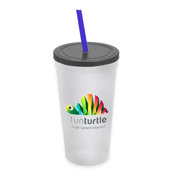 24 Oz. Stadium Cup With Straw And Lid... from ASI 40480 Koozie Group