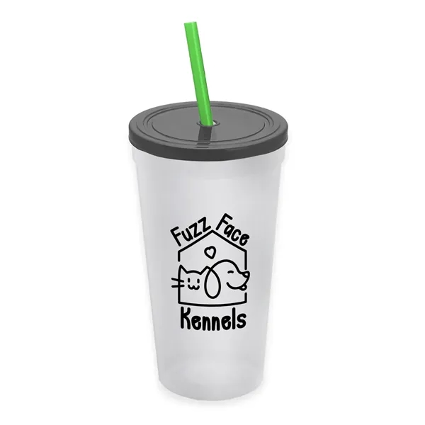 24 Oz. Stadium Cup With Straw And Lid... from ASI 40480 Koozie Group