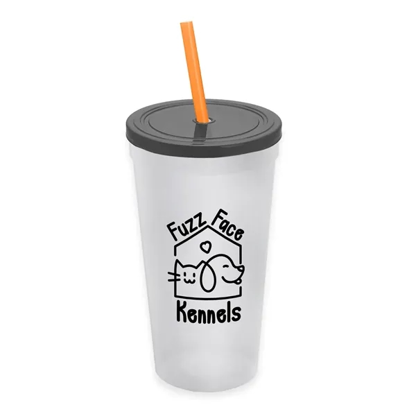 24 Oz. Stadium Cup With Straw And Lid... from ASI 40480 Koozie Group