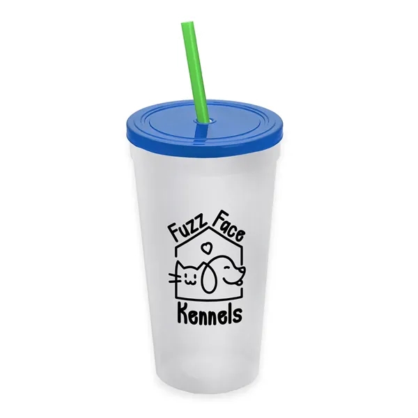 24 Oz. Stadium Cup With Straw And Lid... from ASI 40480 Koozie Group