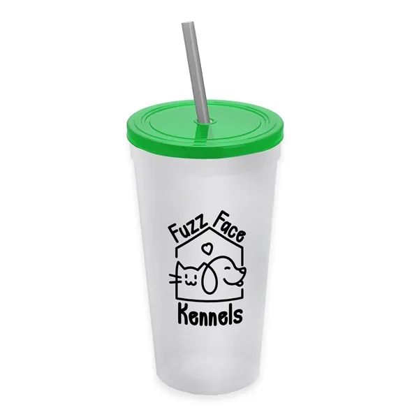 24 Oz. Stadium Cup With Straw And Lid... from ASI 40480 Koozie Group