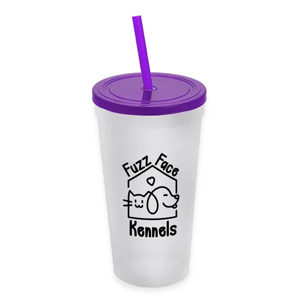 24 Oz. Stadium Cup With Straw And Lid... from ASI 40480 Koozie Group