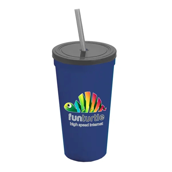 24 Oz. Stadium Cup With Straw And Lid... from ASI 40480 Koozie Group