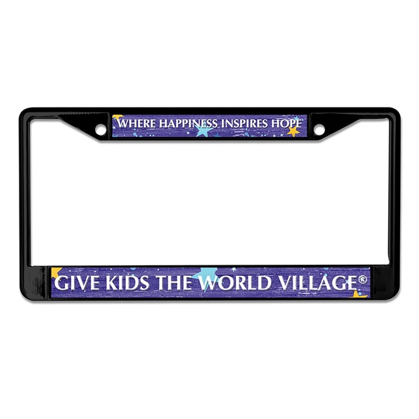 Laser cut license plate frame measuring 6.25" x 12.25" packaged in... from ASI 66390 LarLu