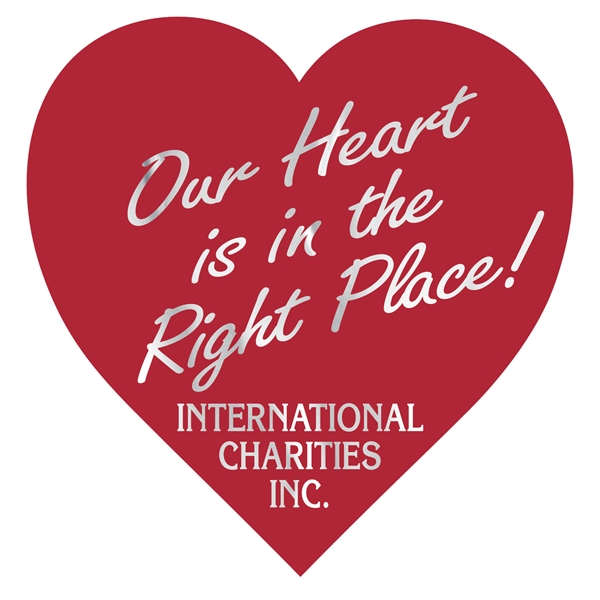 Heart Paper Lapel Sticker On Roll.... from ASI 56950 Gill Studios Inc / Gill-Line®