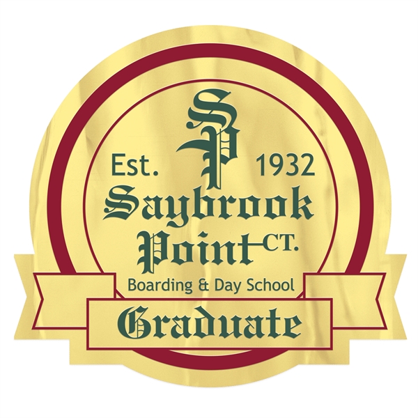 Round Special Occasion Roll Label w/ Banner.... from ASI 56950 Gill Studios Inc / Gill-Line®