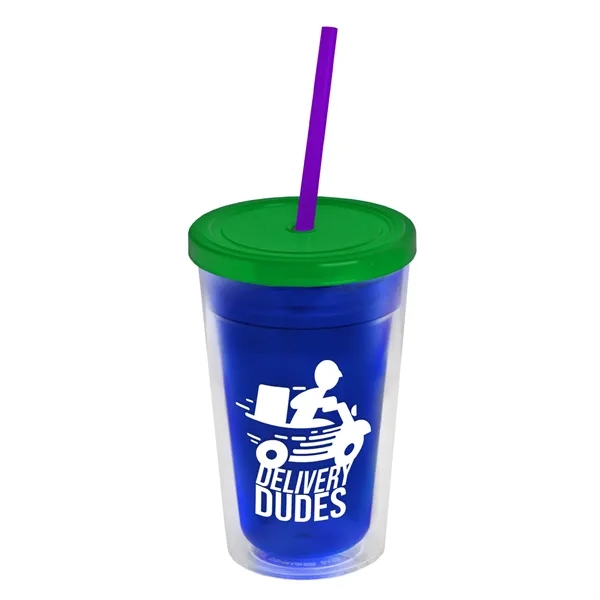 16 oz Double-Wall Insulated Transparent Tumblers... from ASI 40480 Koozie Group